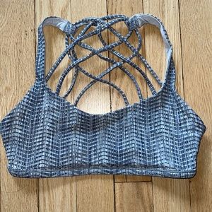 RARE PATTERN lululemon free to be sports bra